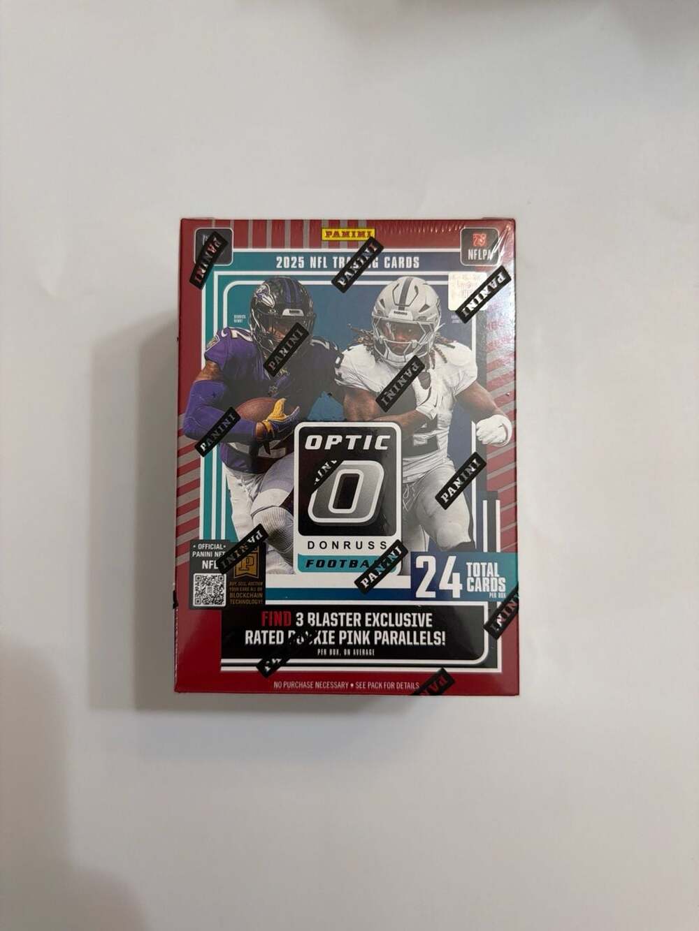 2025 Panini Donruss Optic NFL Football Factory Sealed Pink Blaster Box